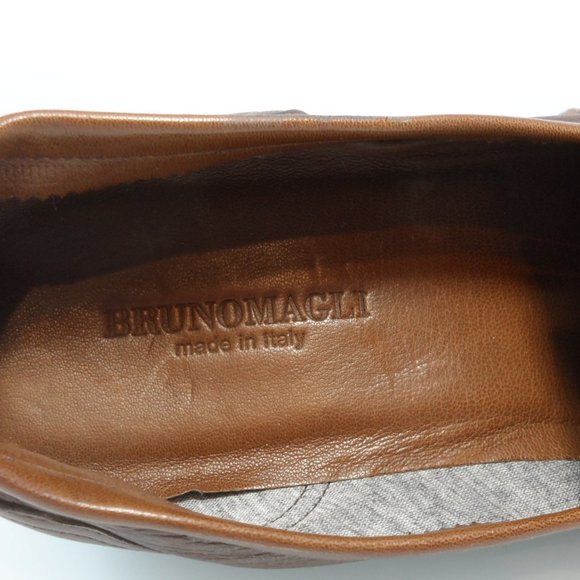 NIB$550 Bruno Magli Rosarbio Leather Flex Loafer Slip-On Dress Men's Shoes 13 - Picture 7 of 15